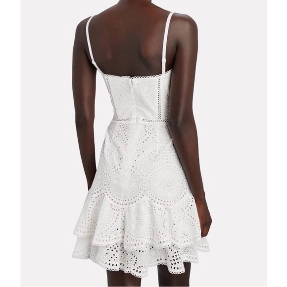 Jonathan Simkhai White Eyelet Dress size 14 - Picture 2 of 7